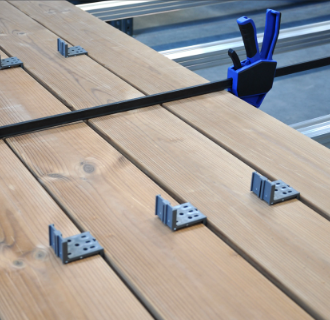 Terrassenzwinge Dielen 1